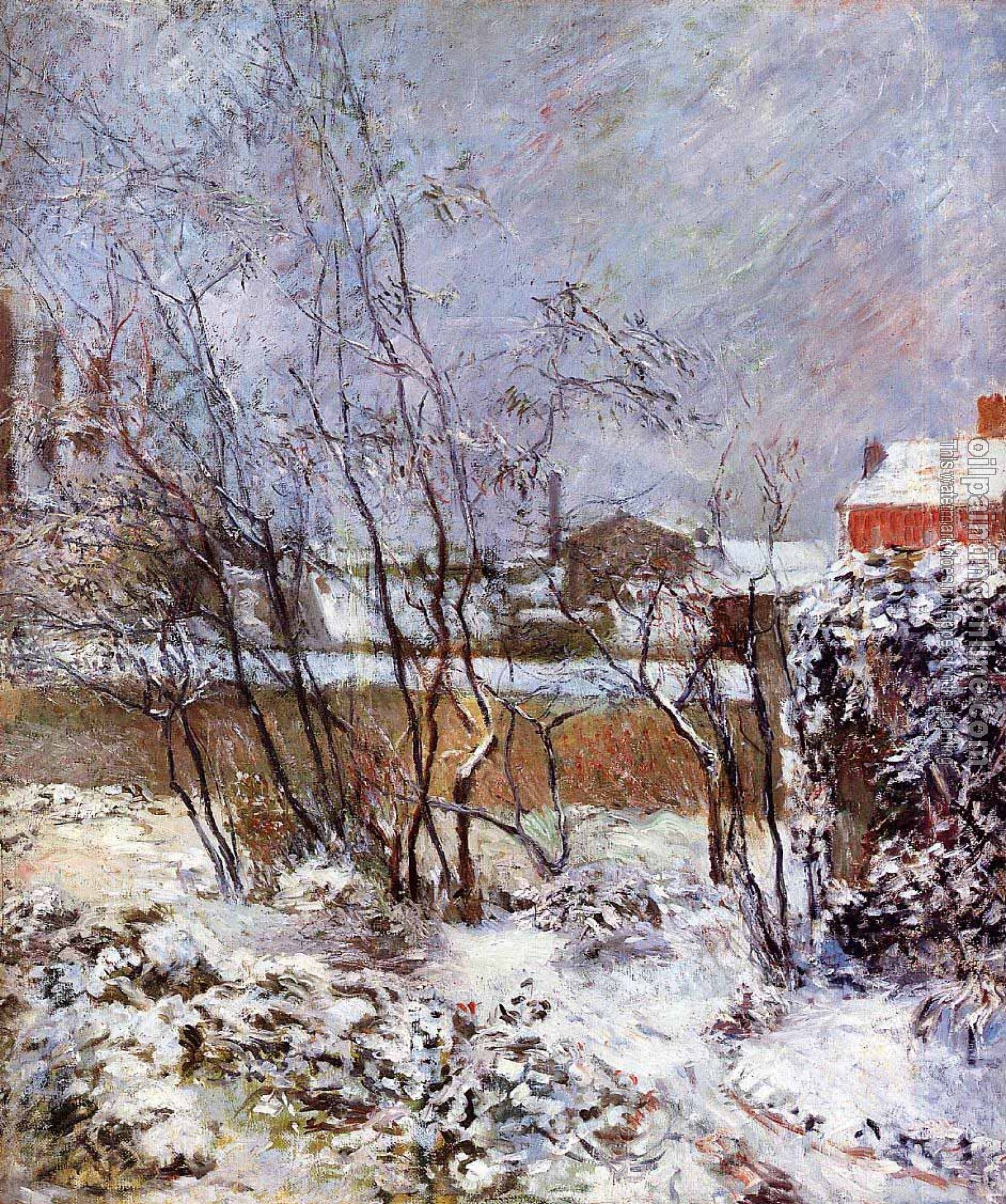 Gauguin, Paul - Snow, Rue Carcel